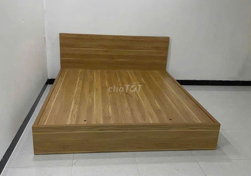 Giường ngủ Gỗ MDF Nâu Vàng có ngăn kéo. Mua bán Giường, chăn ga gối nệm tại Quận Cẩm Lệ Đà Nẵng được đăng bởi Tuấn Cao NT Decor  hình 1