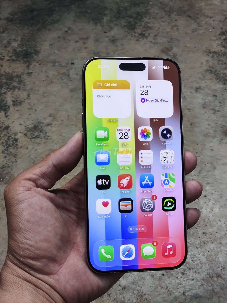 iPhone 16 Pro Max 256GB, Zin ,Có Khay Sim , Có Đổi. Mua bán Điện thoại tại Thành phố Buôn Ma Thuột Đắk Lắk được đăng bởi DQ hình 1