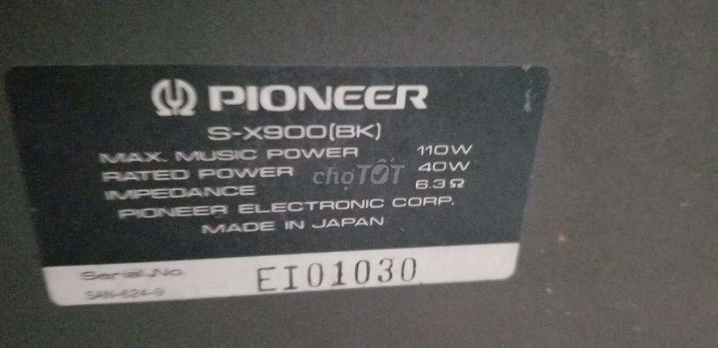 Bán thùng loa pioneer.s-x 900(bk)