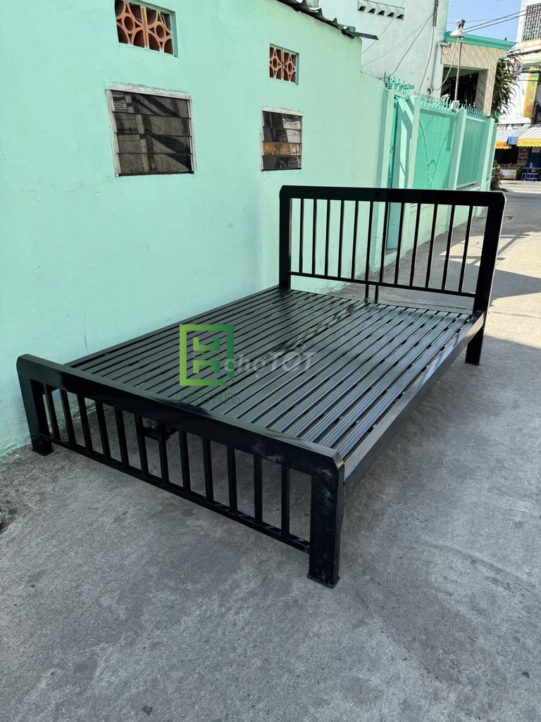 Giường Sắt Đen Phong Cách Hiện Đại. Mua bán Giường, chăn ga gối nệm tại Thành phố Thủ Đức Tp Hồ Chí Minh được đăng bởi Nội Thất Quang Hùng hình 1