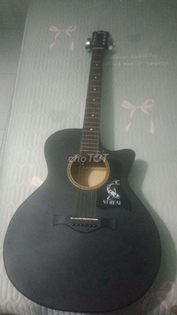 Đàn guitar St.real Đen Gỗ. Mua bán Nhạc cụ tại Quận 7 Tp Hồ Chí Minh được đăng bởi Bảo Minh Trần hình 1