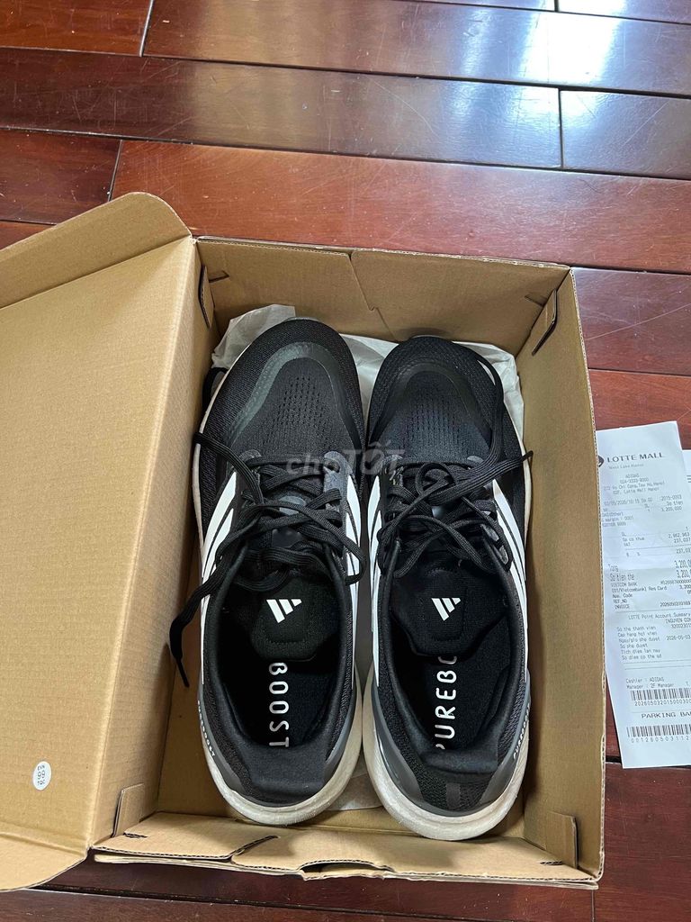 Giày chạy bộ Adidas Pure Boost 5 Đen. Mua bán Giày dép tại Quận Tây Hồ Hà Nội được đăng bởi Minh monasco hình 1