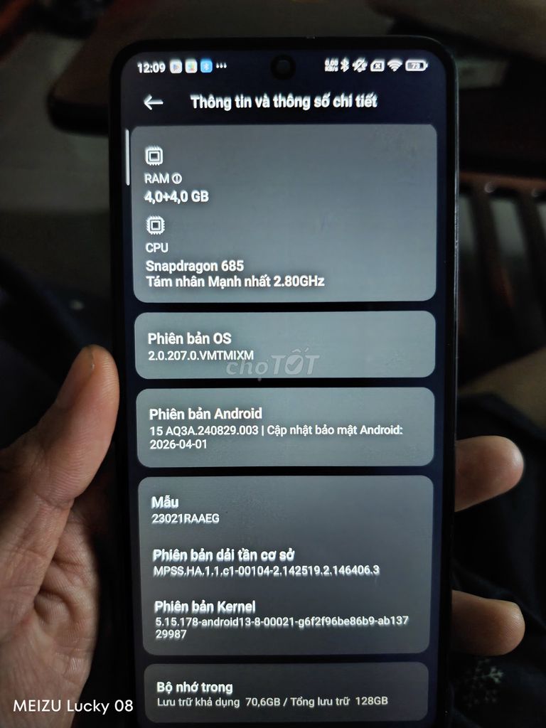 Xiaomi Redmi Note 12 128GB. Mua bán Điện thoại tại Thành phố Thủ Đức Tp Hồ Chí Minh được đăng bởi Minh Nguyễn Hữu hình 1