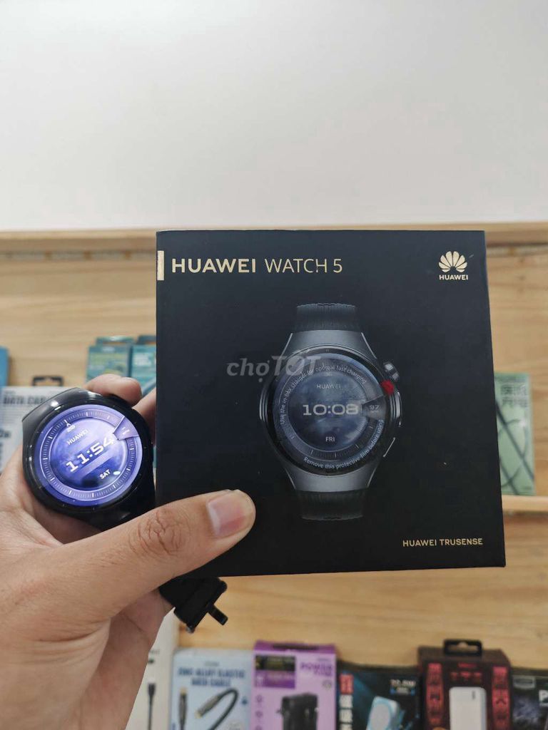 Huawei Watch 5 Đen. Mua bán Thiết bị đeo thông minh tại Quận 8 Tp Hồ Chí Minh được đăng bởi Đam Mê Công Nghệ hình 1