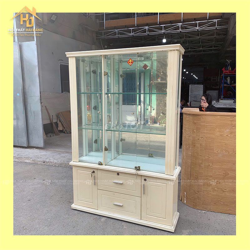 Tủ Trưng Bày Gỗ MDF, Kính Mới 90%. Mua bán Tủ, kệ gia đình tại Quận Tân Phú Tp Hồ Chí Minh được đăng bởi Công Ty TNHH TM DV INKPRO hình 1