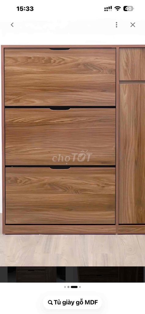 Tủ giày Gỗ MDF Nâu. Mua bán Tủ, kệ gia đình tại Quận Đống Đa Hà Nội được đăng bởi Thi Nguyễn hình 1