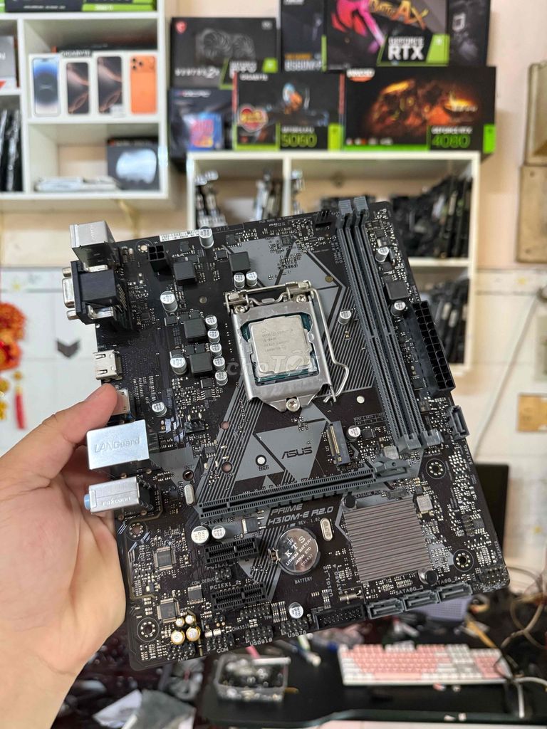 Mainboard ASUS PRIME H310M-E R2.0 + CPU i5 8400. Mua bán Linh kiện (RAM, Card...) tại Huyện Hóc Môn Tp Hồ Chí Minh được đăng bởi Thanh Tâm hình 1