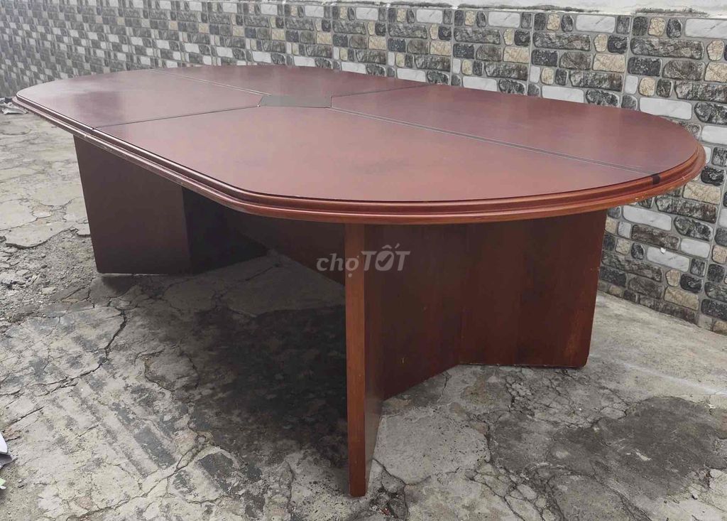 Bàn họp gỗ MDF Nâu 2m6. Mua bán Đồ dùng văn phòng tại Quận Gò Vấp Tp Hồ Chí Minh được đăng bởi Đồ cũ Phương Vy hình 1