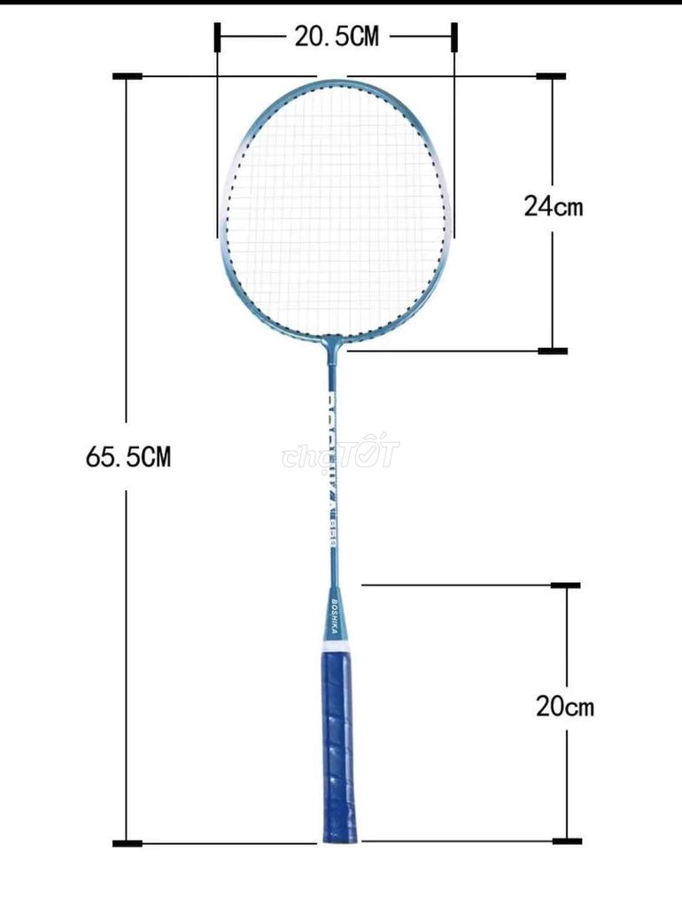 Bộ Vợt Cầu Lông Kèm Túi Và 3 Trái Cầu Nhựa