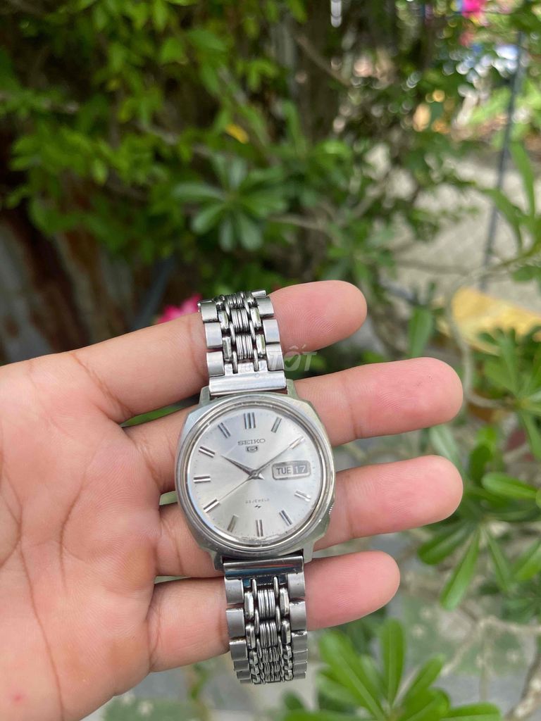 Đồng hồ Seiko 5 Thép không gỉ Bạc Cơ tự động. Mua bán Đồng hồ tại Huyện Cầu Kè Trà Vinh được đăng bởi Đức Trí Tâm hình 1