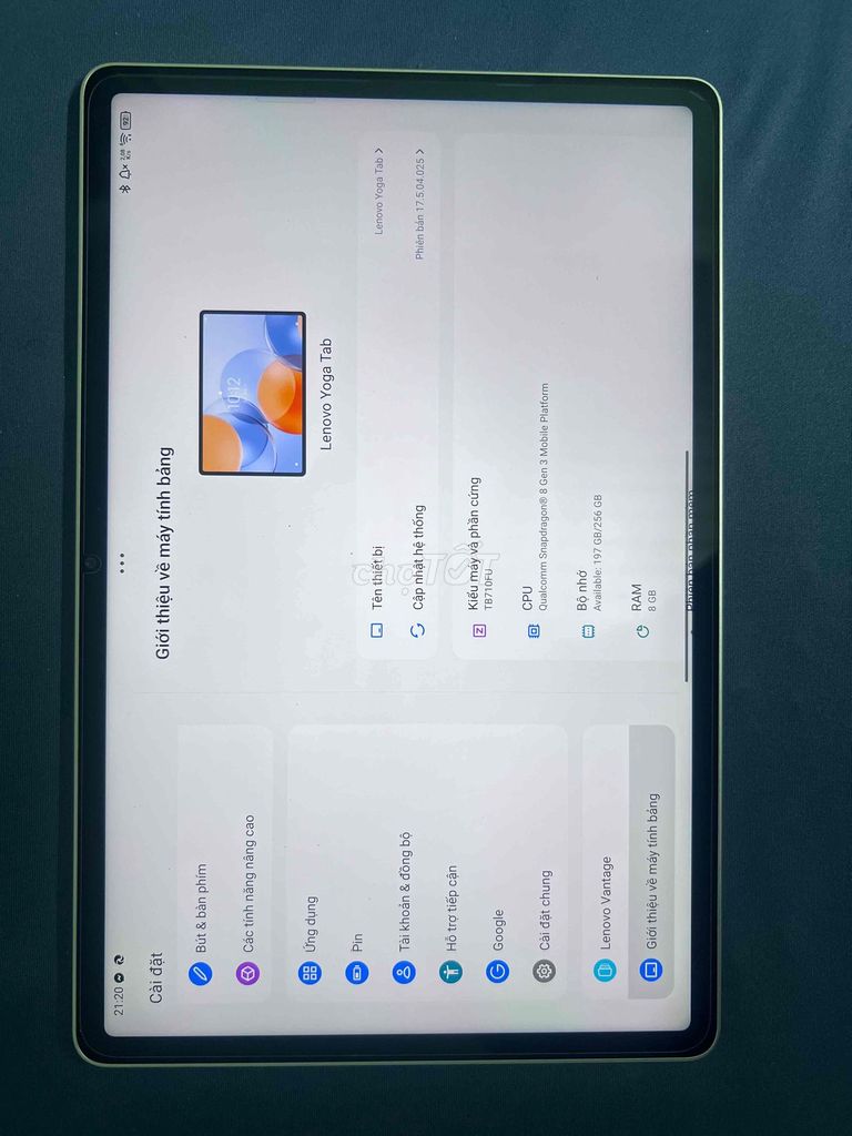 Lenovo Xiaoxin Pad GT Pro 256GB Bạc. Mua bán Máy tính bảng tại Thành phố Thủ Đức Tp Hồ Chí Minh được đăng bởi Pham Dung hình 1