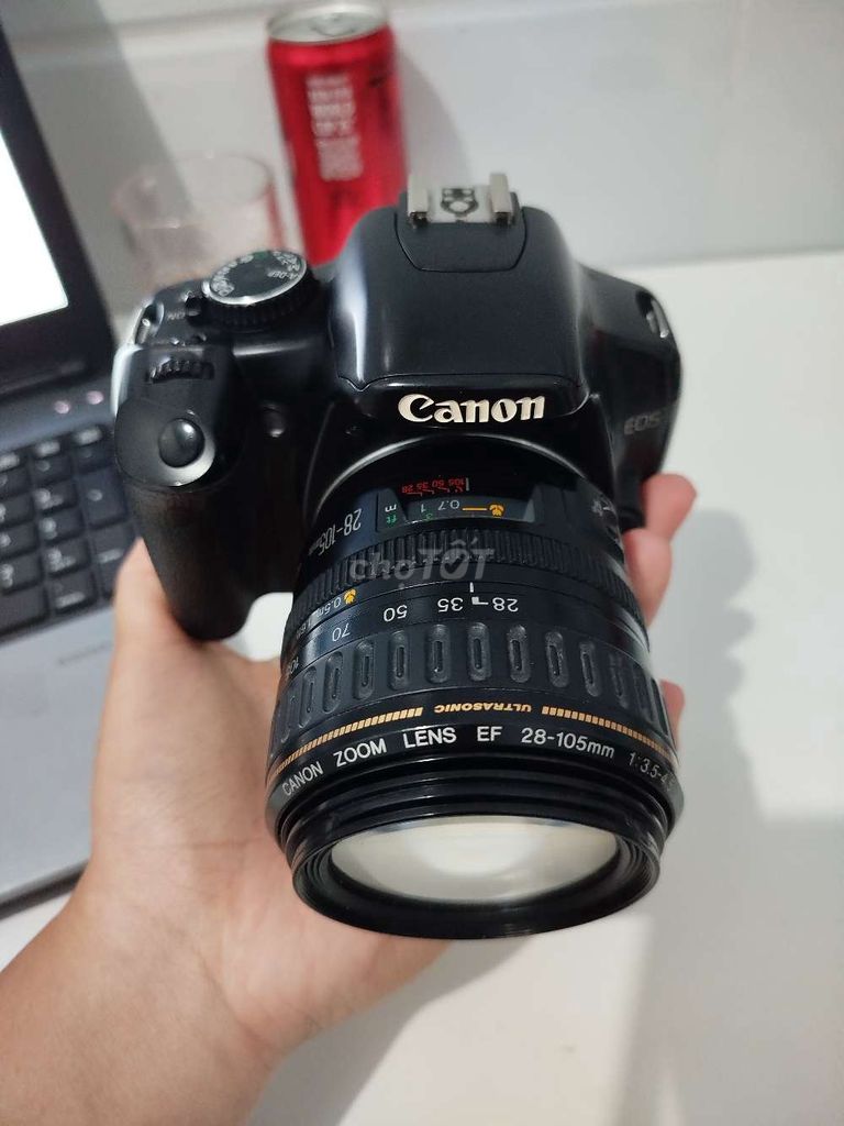 Máy ảnh Canon 450D DSLR Đen. Mua bán Máy ảnh, Máy quay tại Huyện Châu Thành Trà Vinh được đăng bởi Thanh Phong hình 1