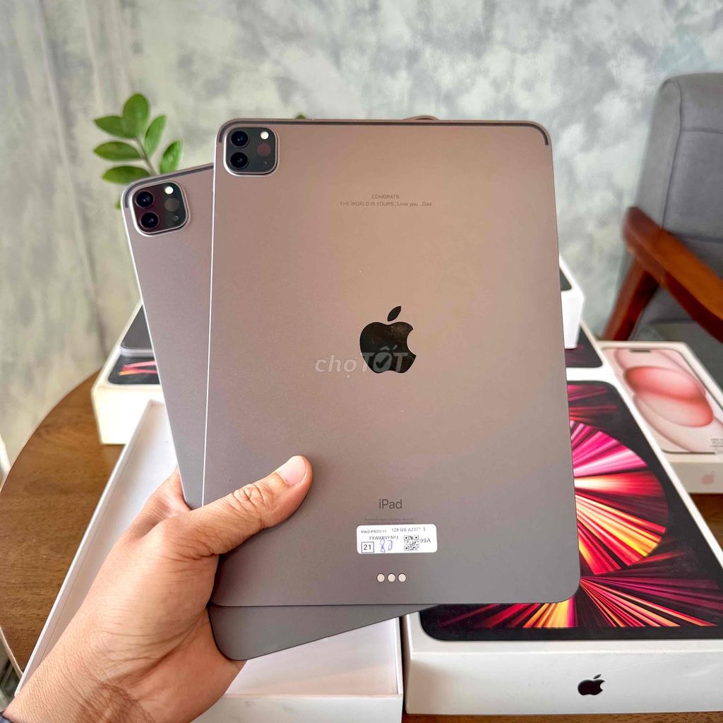 iPad Pro M1 Wifi 128Gb Zin Nguyên Bản. Mua bán Máy tính bảng tại Quận Bình Thạnh Tp Hồ Chí Minh được đăng bởi Thái Store hình 5