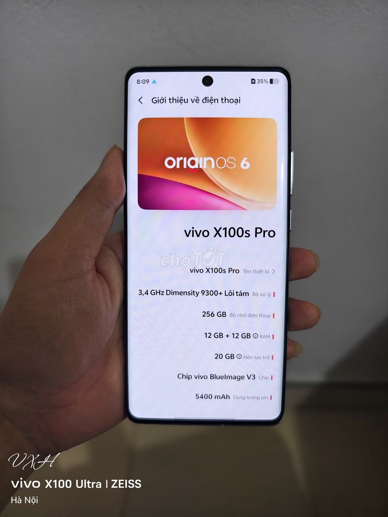 Vivo X100s pro 12+256Gb pin 94%. Mua bán Điện thoại tại Huyện Sóc Sơn Hà Nội được đăng bởi Vuong Xuan Hung hình 1