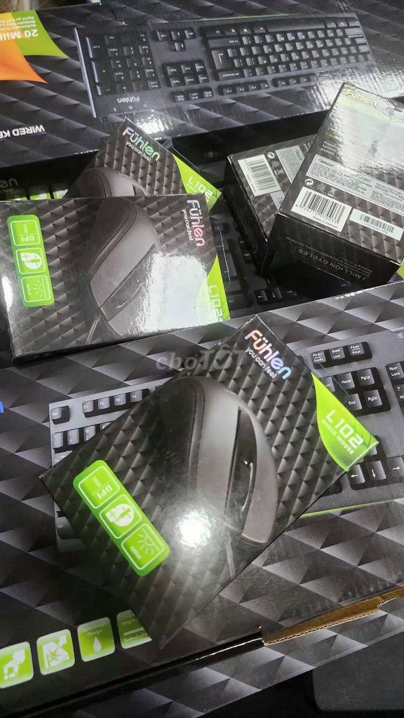 Bàn phím Fuhlen L411 + chuột Fuhlen L102. Mua bán Phụ kiện (Màn hình, Chuột...) tại Quận 3 Tp Hồ Chí Minh được đăng bởi Minh Nhí hình 1