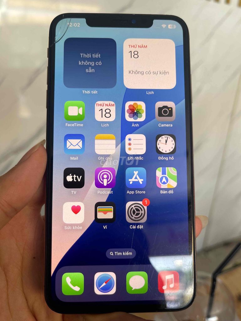 Apple iPhone Xs Max 64GB Vàng hồng Màn lô nứt kính. Mua bán Điện thoại tại Quận 12 Tp Hồ Chí Minh được đăng bởi Nguyễn Cao Cường hình 1