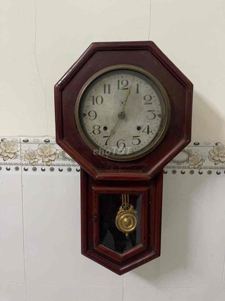 Đồng hồ treo tường gỗ cổ điển. Mua bán Nội thất, đồ gia dụng khác tại Huyện Châu Phú An Giang được đăng bởi linh hình 1