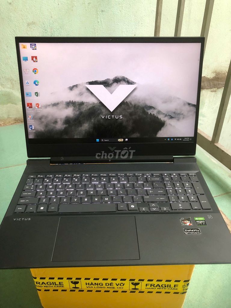 HP Victus 16 Ryzen 5-5600H | 8GB/512GB | RTX 3050. Mua bán Laptop tại Huyện Bình Chánh Tp Hồ Chí Minh được đăng bởi Phạm Minh  hình 1