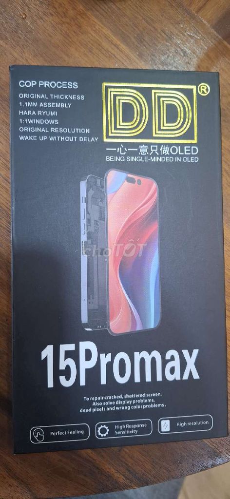 Màn hình DD 15 Pro Max SOFT OLED. Mua bán Linh kiện (RAM, Card...) tại Quận 4 Tp Hồ Chí Minh được đăng bởi Quí hình 1