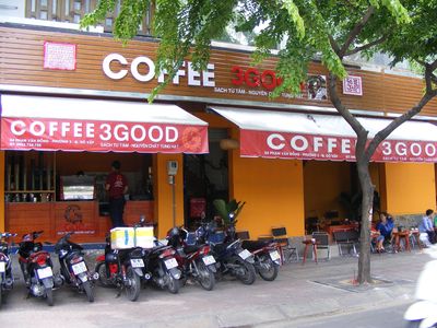 quán cà phê 3GOOD logo