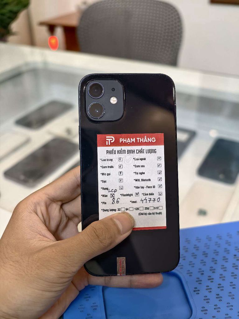 Apple iPhone 12 64GB Đen. Mua bán Điện thoại tại Huyện Thái Thụy Thái Bình được đăng bởi Thắng Phạm hình 1