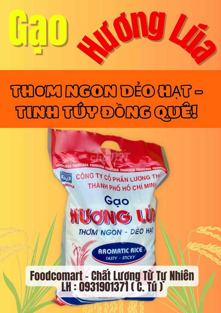 GẠO HƯƠNG LÚA FOODCOMART - CHẤT LƯỢNG UY TÍN