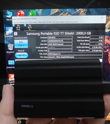 Ổ cứng di động Samsung Portable SSD T7 Shield 2TB. Mua bán Linh kiện (RAM, Card...) tại Quận Ba Đình Hà Nội được đăng bởi Tuấn Anh