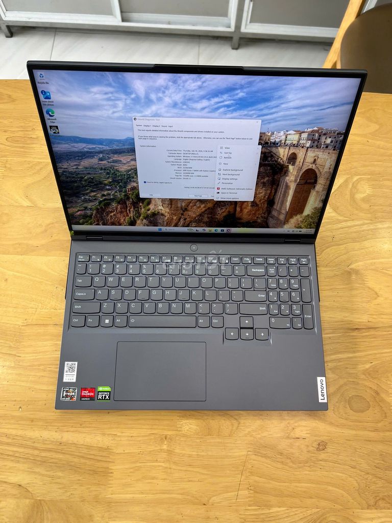 Legion 5 R9000P R7 6800H RTX 3060 16GB 512GB 16.0". Mua bán Laptop tại Thành phố Qui Nhơn Bình Định được đăng bởi NGỌC PHÚC LAPTOPS hình 1