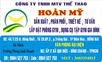 CÔNG TY TNHH MTV THÊ THAO HOAN MY - 0964527753