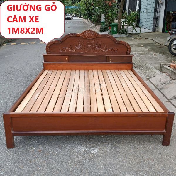 Giường=giường-giường@giường 1m8 thanh lý,giường cũ. Mua bán Giường, chăn ga gối nệm tại Quận Gò Vấp Tp Hồ Chí Minh được đăng bởi Kho Nội thất Cũ Mới Phú Nhàn hình 1