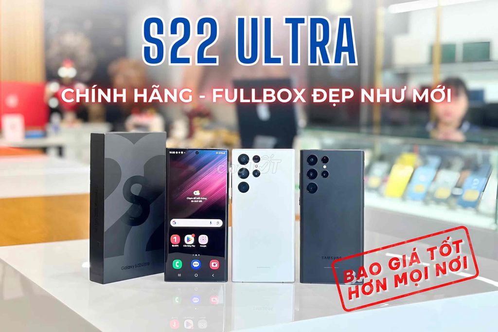 S22 ULTRA - 128GB - Chính Hãng SSVN - NHƯ MỚI