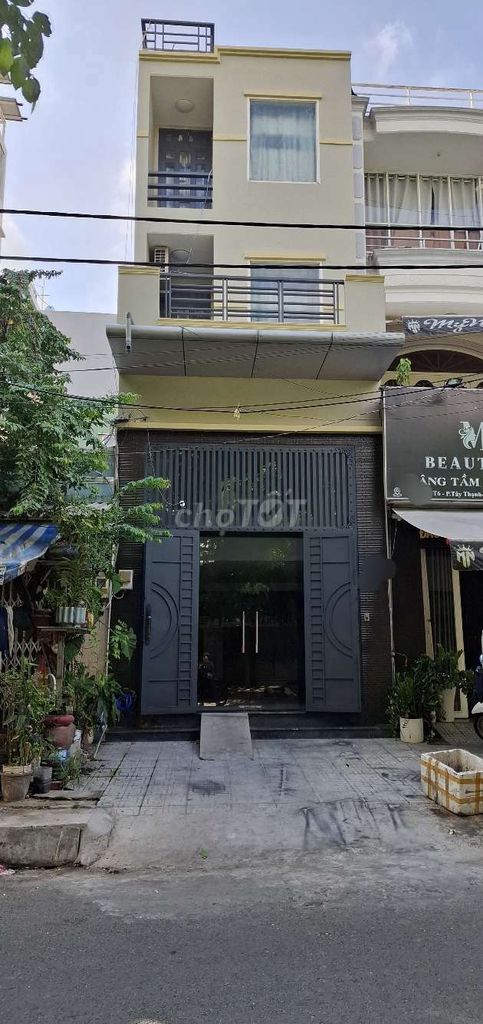 Chính chủ. Nhà 4 tầng 60m² mặt tiền đường Nhựa 8m, sát AEON Tân Phú