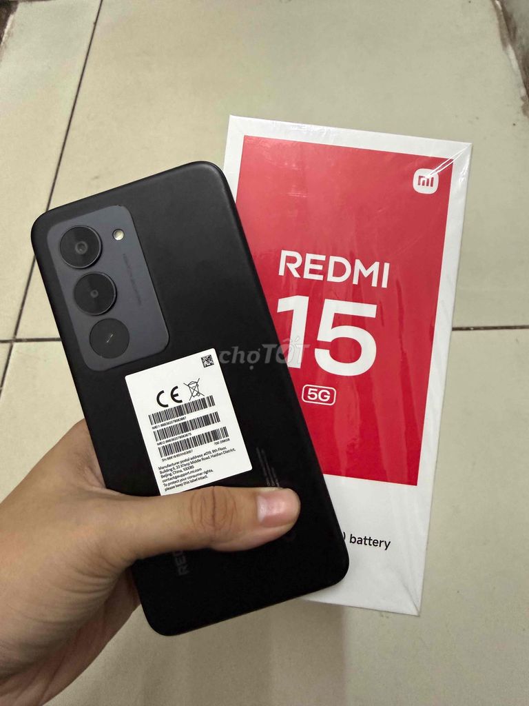 Xiaomi Redmi 15 5G Đen. Mua bán Điện thoại tại Thành phố Cao Lãnh Đồng Tháp được đăng bởi Hoàng Nam hình 1