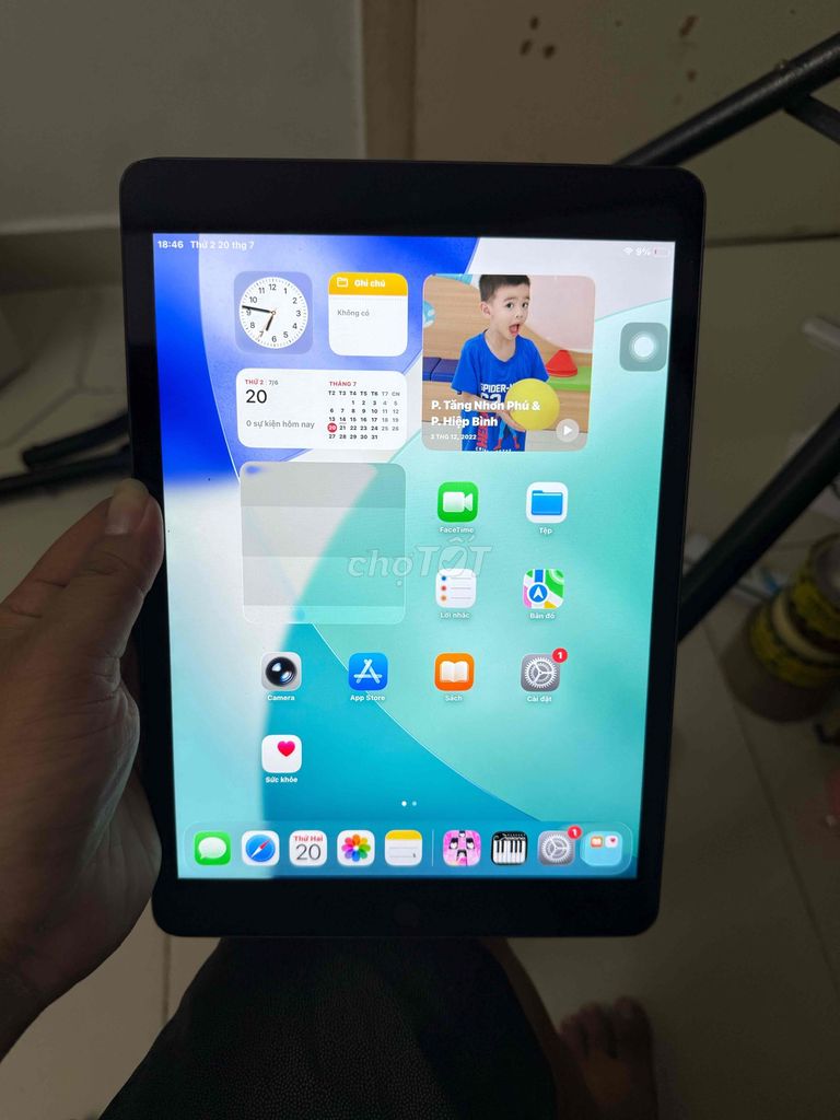 Apple iPad Gen 9 ( thế hệ 9 ) wifi 64gb vân tay ok. Mua bán Máy tính bảng tại Thành phố Thủ Đức Tp Hồ Chí Minh được đăng bởi bin  hình 1