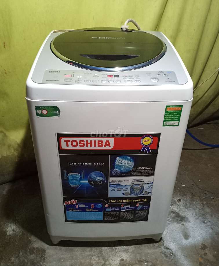 14kg toshiba INVERTER sài rất tốt bao lắp đặt