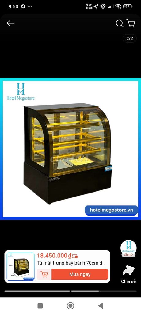 Tủ mát trưng bày 70cm Đen. Mua bán Tủ lạnh tại Quận 10 Tp Hồ Chí Minh được đăng bởi Trinh nguyen hình 1