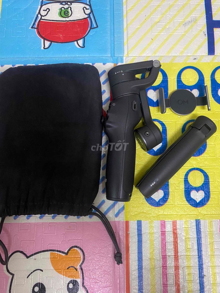 Gimbal DJI OM6 Đen. Mua bán Máy ảnh, Máy quay tại Quận Ba Đình Hà Nội được đăng bởi Anh Quân  hình 1