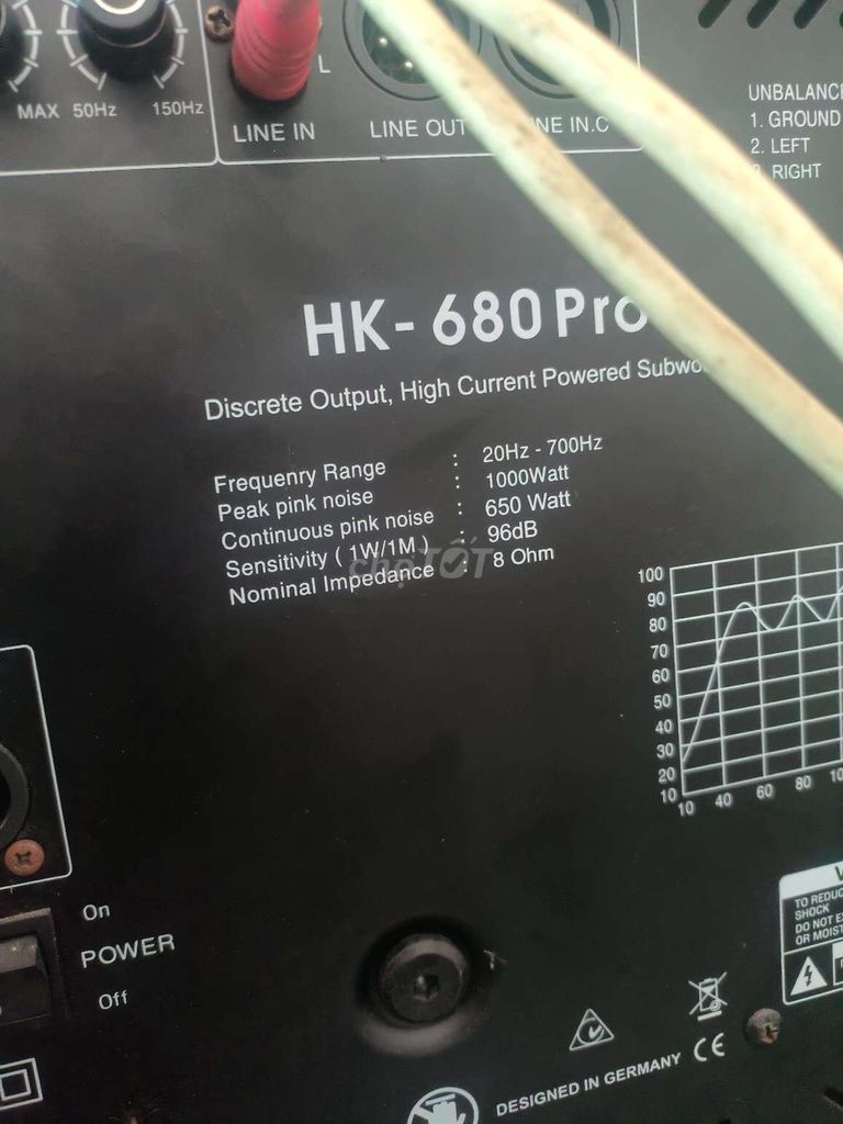 Loa siêu trầm HM HK-680 Pro. Mua bán Tivi, Âm thanh tại Huyện Kim Thành Hải Dương được đăng bởi Minhanh Minhanh hình 1