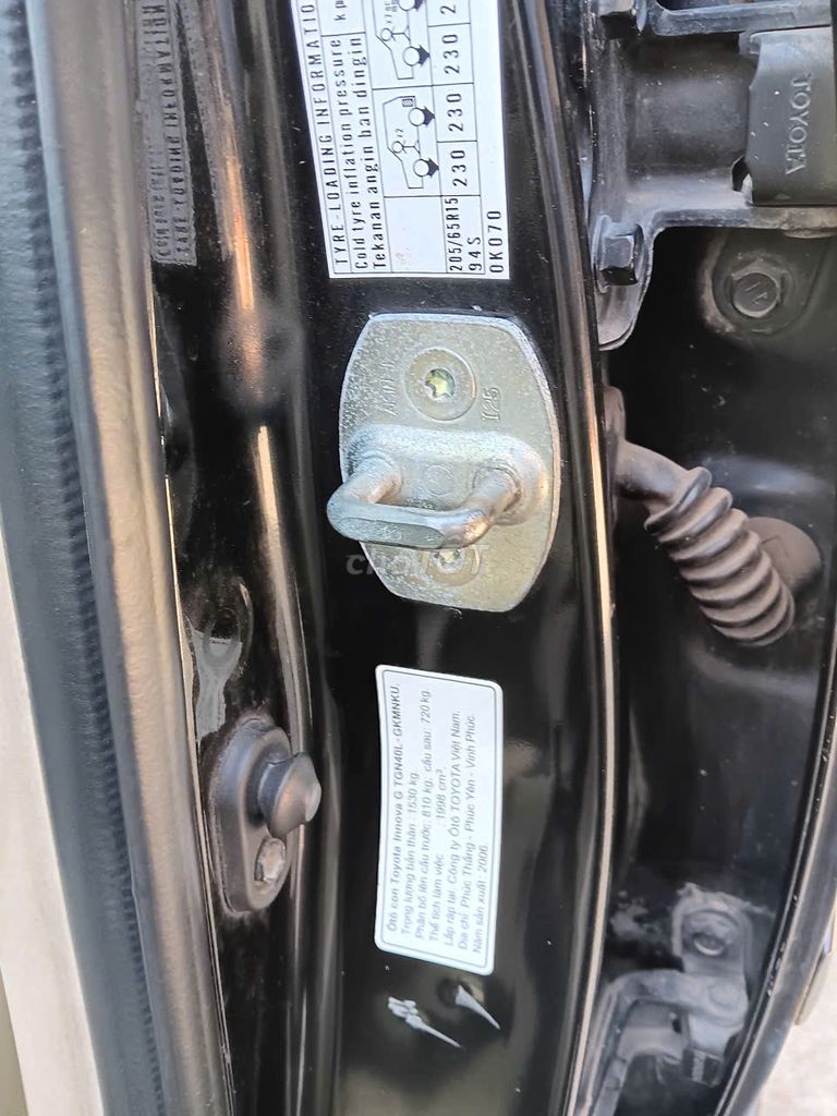 Toyota Innova 2006 Đen. Mua bán Ô tô tại Quận Bình Tân Tp Hồ Chí Minh được đăng bởi Thanh Sang Hồ hình 4