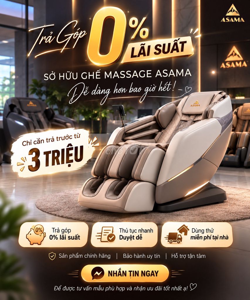 Sở hữu ghế massage chăm sóc sức khỏe tại nhà. Mua bán Bàn ghế tại Thành phố Vũng Tàu Bà Rịa - Vũng Tàu được đăng bởi Tram Nguyen hình 1