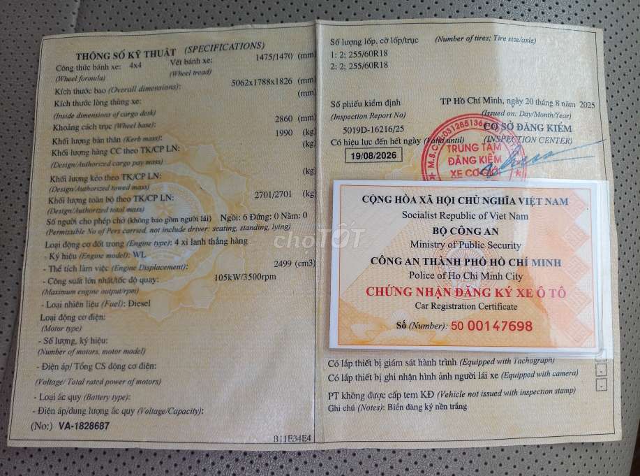 BÁN & ĐỔI XE FORD EVEREST 2011 MÁY DẦU 2 CẦU MT. Mua bán Ô tô tại Quận Bình Tân Tp Hồ Chí Minh được đăng bởi Dũng xe tải hình 19