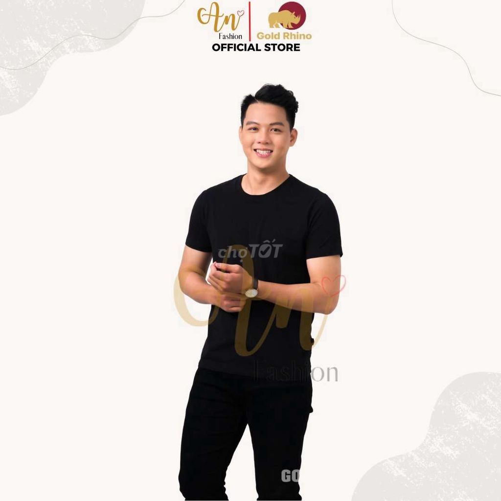 Áo T-Shirt Unisex Cotton Đen. Mua bán Quần áo tại Quận Hoàng Mai Hà Nội được đăng bởi Siêu thị Anh Tú 68   hình 1