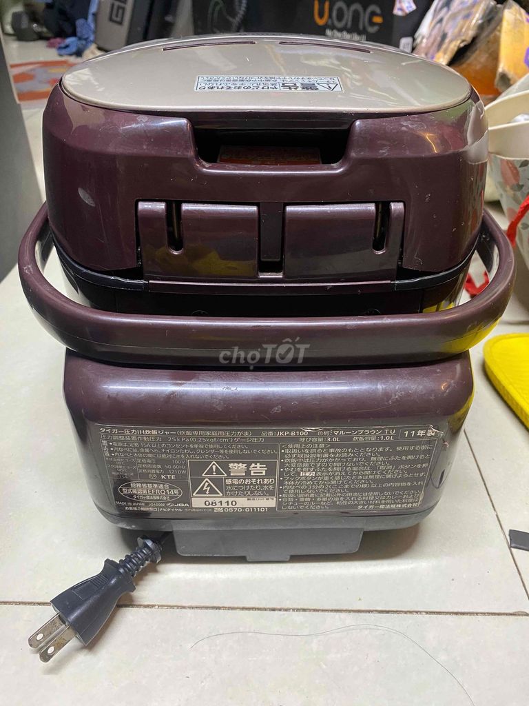 Nồi cơm điện Tiger JKP-B 1L. Mua bán Bếp, lò, đồ điện nhà bếp tại Quận Tân Bình Tp Hồ Chí Minh được đăng bởi Nguyenduy hình 1