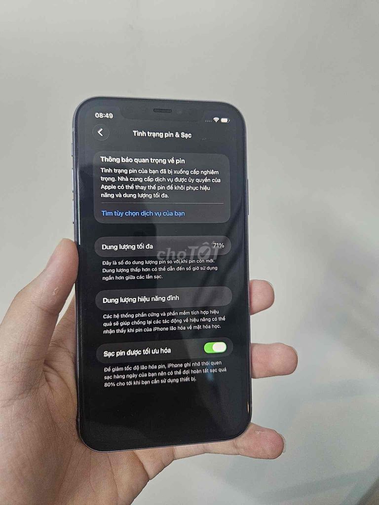 Apple iPhone 11 64GB Tím 71%. Mua bán Điện thoại tại Quận Hà Đông Hà Nội được đăng bởi Đức Đoàn Minh hình 1