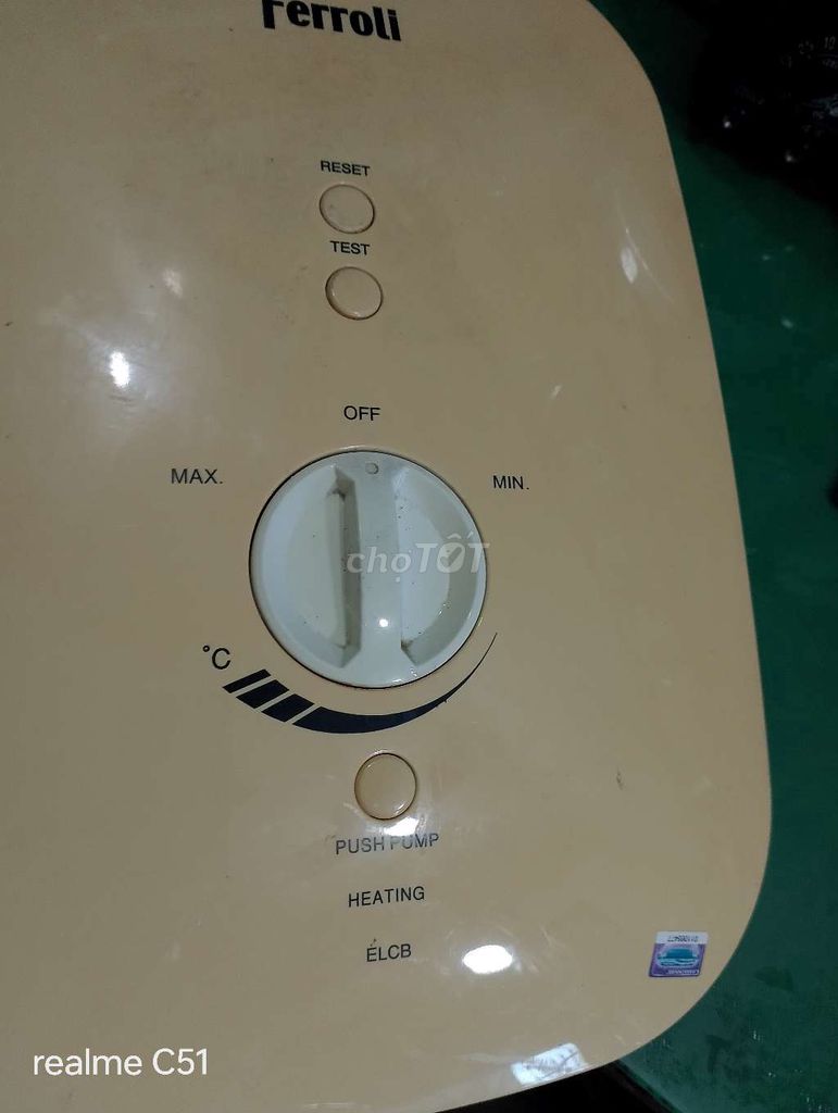 Máy nước nóng Ferroli đã sử dụng. Mua bán Thiết bị vệ sinh, nhà tắm tại Quận Cái Răng Cần Thơ được đăng bởi Trương bá Khán hình 1