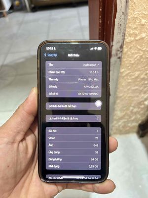 ip 11prm 64g máy zin, pin 74%. Mua bán Điện thoại tại Huyện Long Điền Bà Rịa - Vũng Tàu được đăng bởi Hoàng Quý