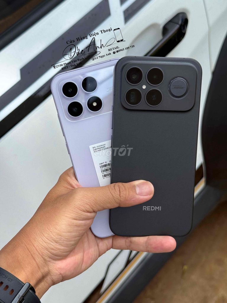 Xiaomi Redmi K90 256GB Tím & Redmi K90 Pro Max đen. Mua bán Điện thoại tại Thành phố Buôn Ma Thuột Đắk Lắk được đăng bởi Đức Anh Retail hình 1