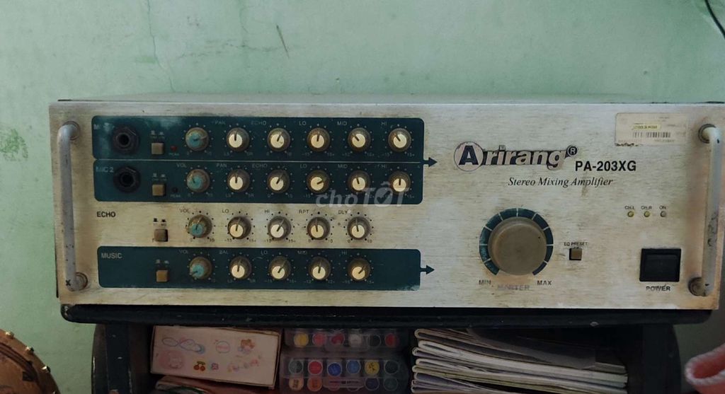 Amply Arirang PA-203XG Xám + 2 loa. Mua bán Tivi, Âm thanh tại Quận 8 Tp Hồ Chí Minh được đăng bởi Phan hieu hình 1