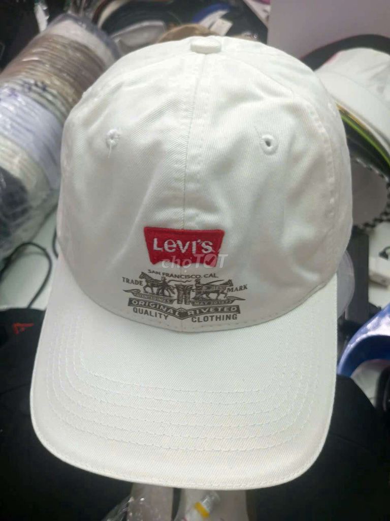 Mũ lưỡi trai Levis Unisex Trắng Bền, thoáng khí. Mua bán Phụ kiện thời trang khác tại Thành phố Bến Tre Bến Tre được đăng bởi ĐỒNG HỒ WATCH BẾN TRE hình 1