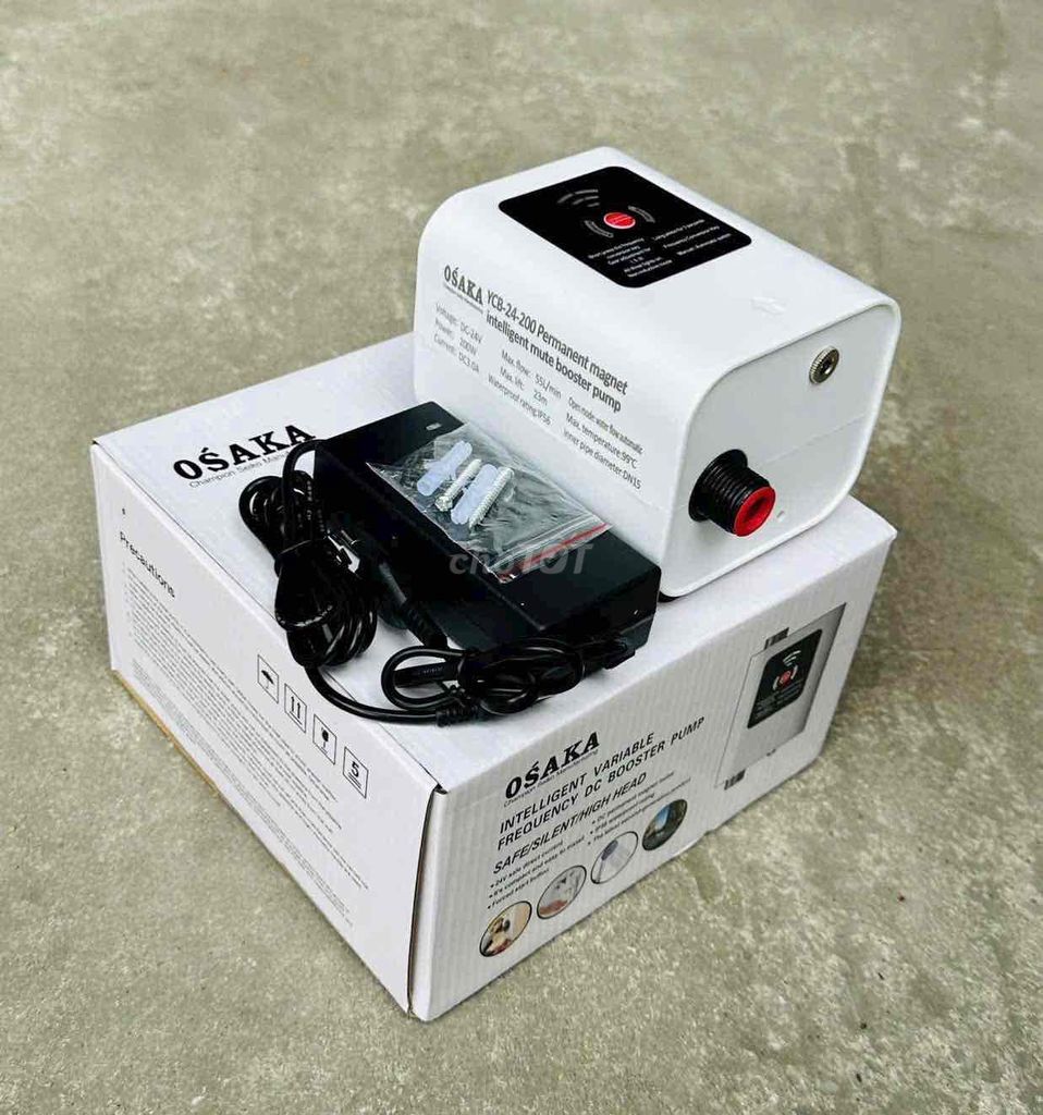 Bơm tăng áp Osaka YCB-24-200 Trắng. Mua bán Thiết bị vệ sinh, nhà tắm tại Quận Tân Bình Tp Hồ Chí Minh được đăng bởi Huỳnh Nguyệt hình 1